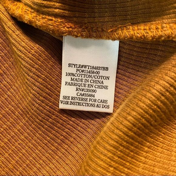 White Crow Oversized Snap Button Waffle Thermal Top S - Picture 7 of 9